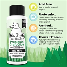 Bearly Art Precision Glue - The Mini (inkl. Tip Kit) / Grøn